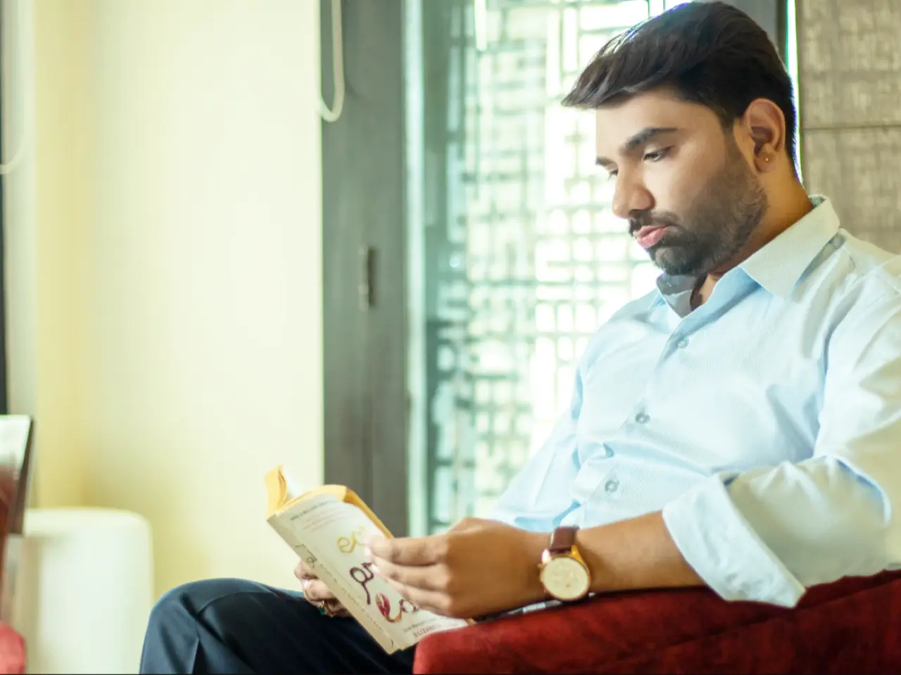 Vikas in a calm coaching setup